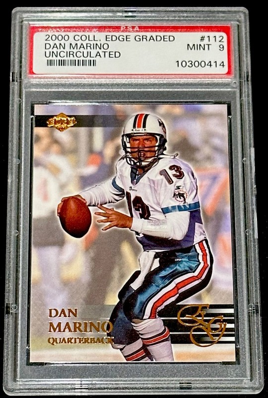 2000 UNCIRCULATED CE DAN MARINO PSA 9 Mint MIAMI DOLPHINS