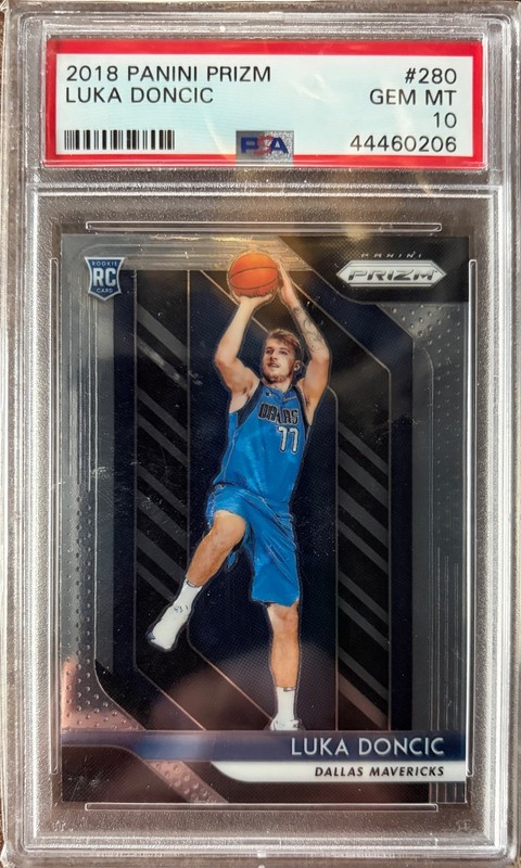 2018-19 Panini Prizm Luka Dončić #280 RC PSA GEM MINT 10