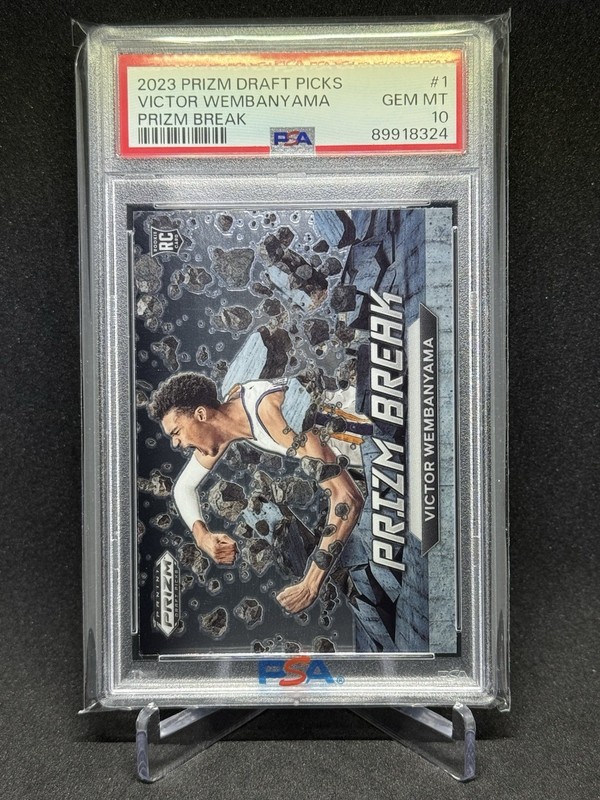 2023 Prizm Draft Picks Prizm Break #1 Victor Wembanyama RC Rookie PSA 10 GEM MT