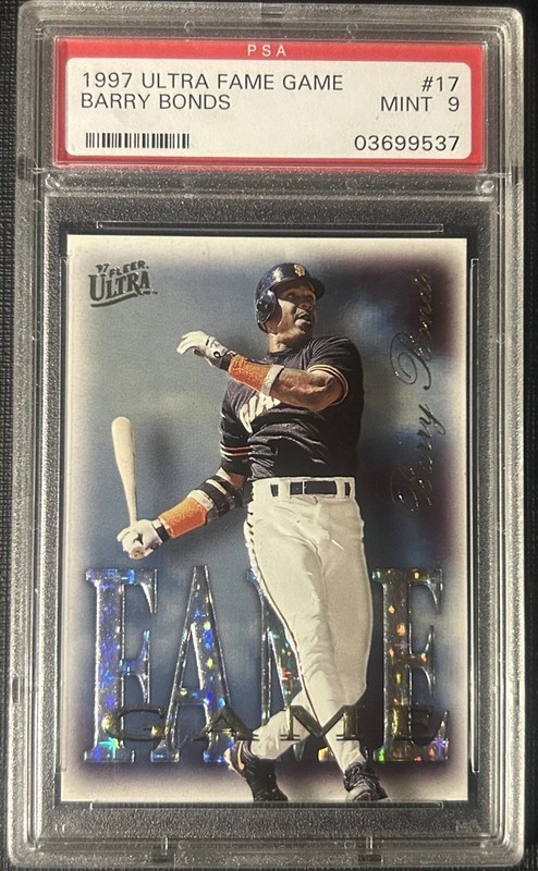 1997 Fleer Ultra - Fame Game Barry Bonds #17