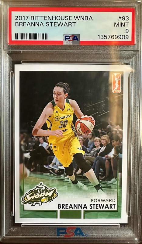 2017 Rittenhouse WNBA Breanna Stewart Rookie PSA 9 Future HOF POP 44