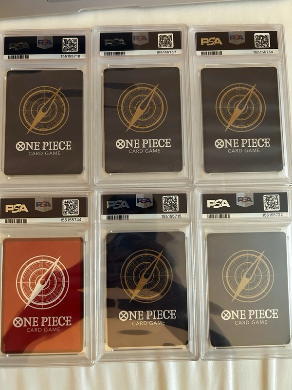 Bandai One Piece Card Game PSA 9 Graded Alt Art/SP/Promo Lot 6 EN view 2