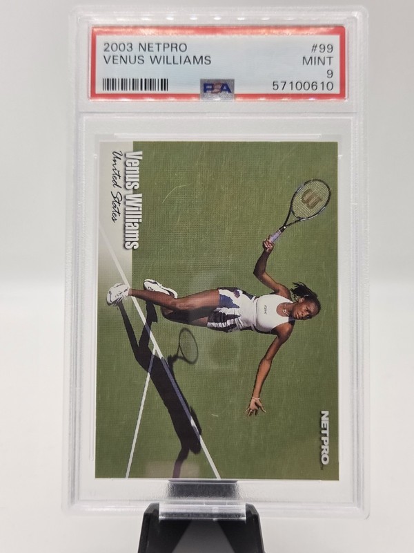 NetPro 2003 Venus Williams Rookie #99 PSA Graded WTA Tennis Trading Card view 2