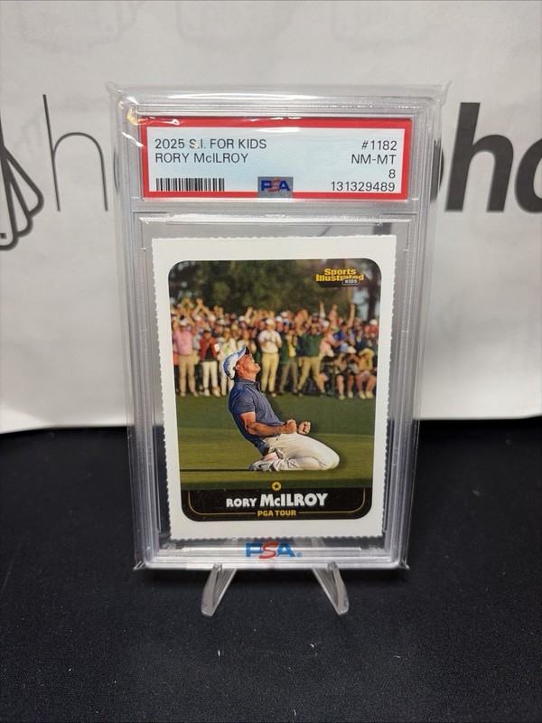 RORY McILROY 2025 SI for Kids Sports Illustrated PSA 8 #1182 First Masters Win