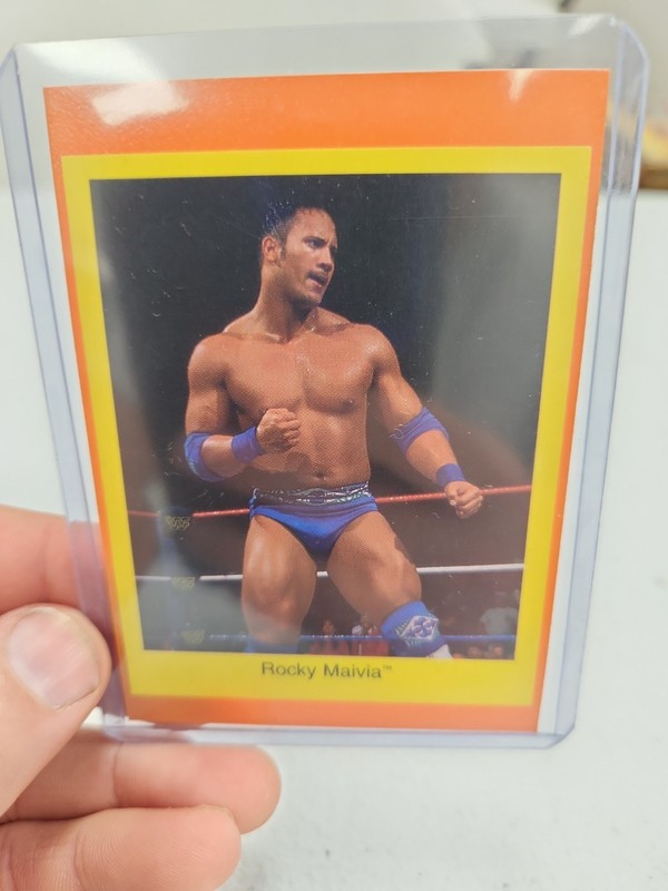 1997 Rocky Maivia Rookie Card WWF The Rock Dwayne Johnson Cardinal Trivia