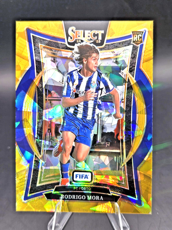 RODRIGO MORA 2024 Panini Select FIFA #50 Terrace GOLD ICE Prizm ROOKIE /10