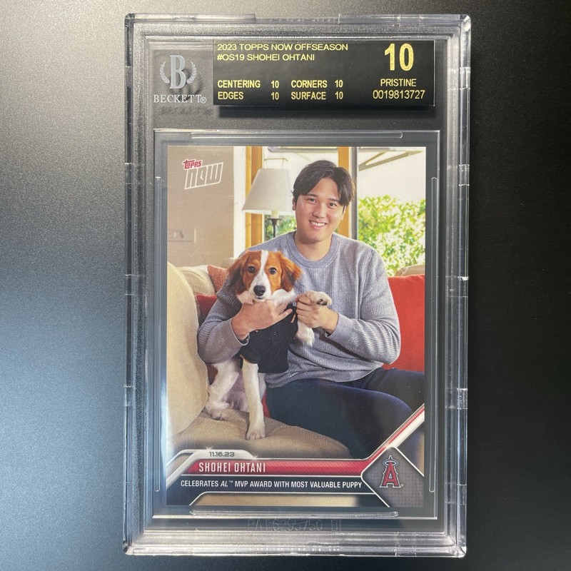 2023 Topps Now - Shohei Ohtani #OS19 MVP Dekopin Decoy BGS10 Black Label Angels