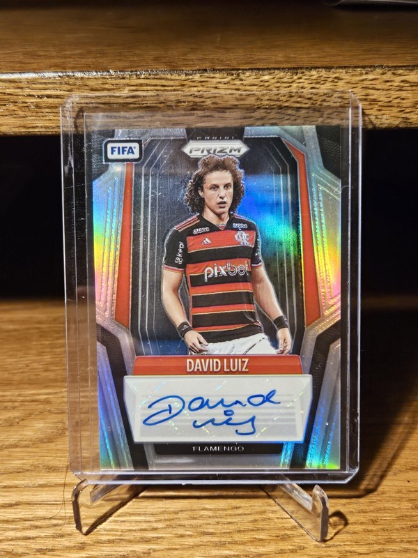 David Luiz Silver Auto /25 Flamengo 2025-26 Prizm Fifa #S-Dl