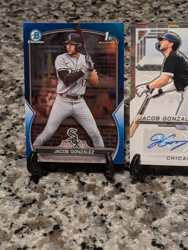 2023 Bowman Chrome Draft Blue Refractors #BDC167 Jacob Gonzalez /150 RC #X9882