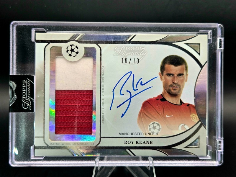 ROY KEANE 2024-25 Topps Dynasty UCC APL-RK1 PATCH AUTO Factory Sealed SILVER /10