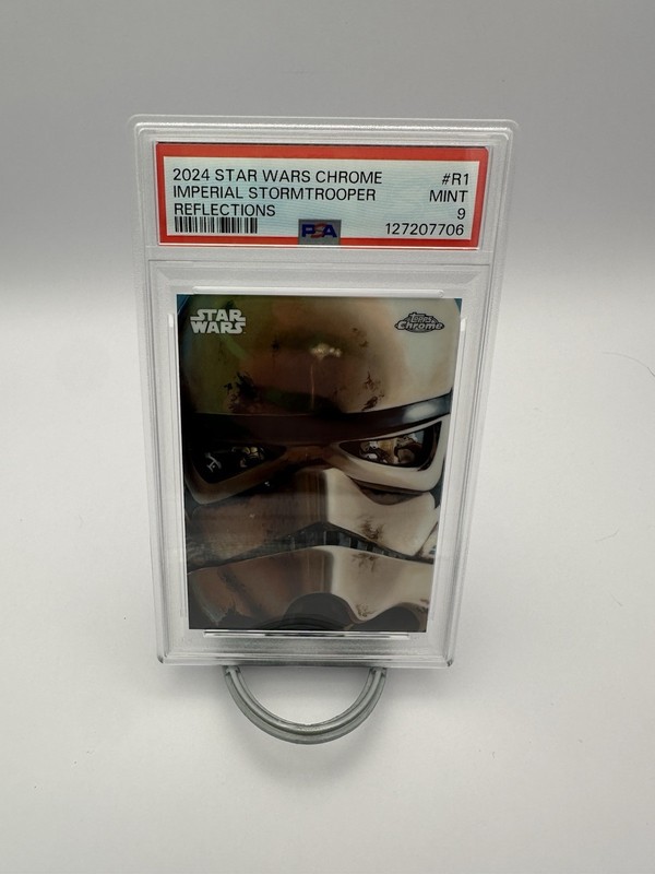 2024 Topps Chrome Star Wars Imperial Stormtrooper Reflections #R-1 PSA 9