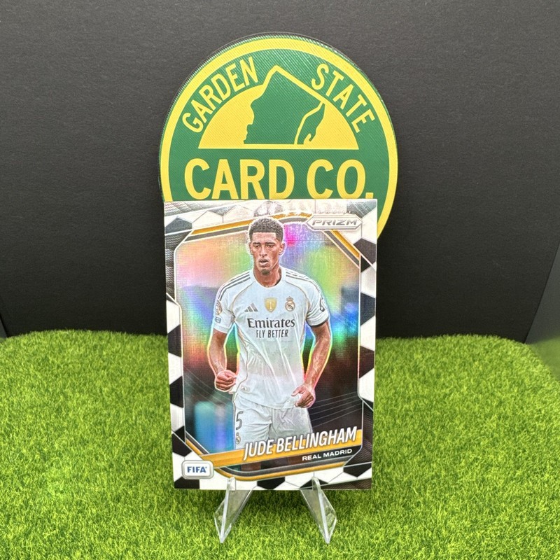 2025-26 Prizm FIFA Soccer Jude Bellingham Holo Socer Border SSP #186 Real Madrid