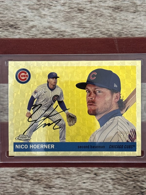 🪶2025 Topps Chrome Platinum SUPER FRACTOR 1/1 Nico Hoerner #24