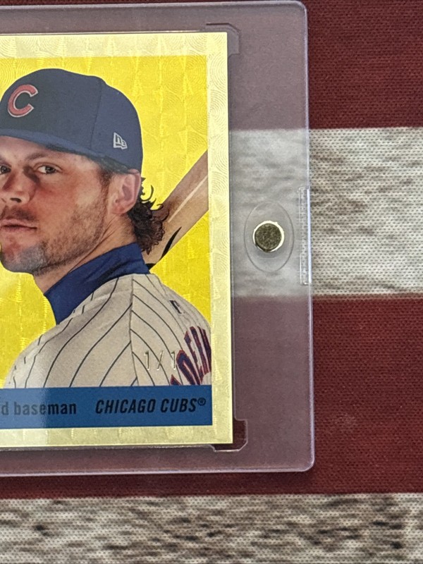 🪶2025 Topps Chrome Platinum SUPER FRACTOR 1/1 Nico Hoerner #24 view 2
