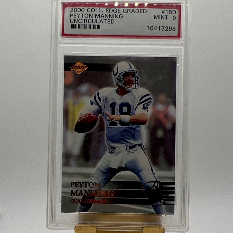 Collector's Edge 2000 Graded Peyton Manning Colts #150 Uncirculated PSA 9