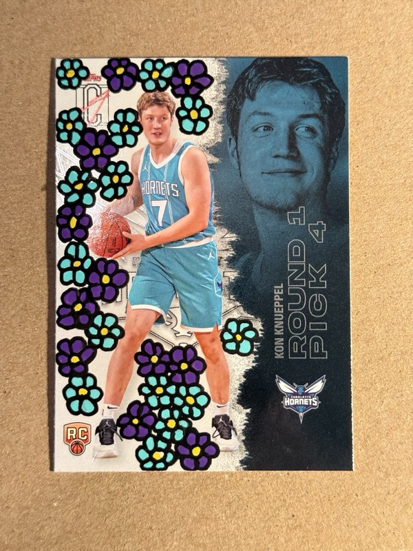 2025-26 Topps Kon Knueppel 1/1 Painted Purple Mountains
