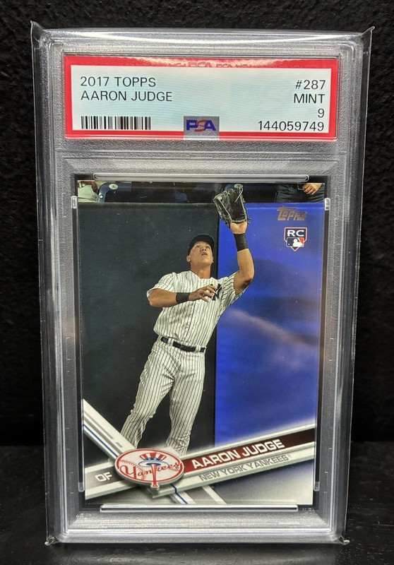 2017 Topps Aaron Judge Rookie Card RC #287 PSA 9 Mint New York Yankees