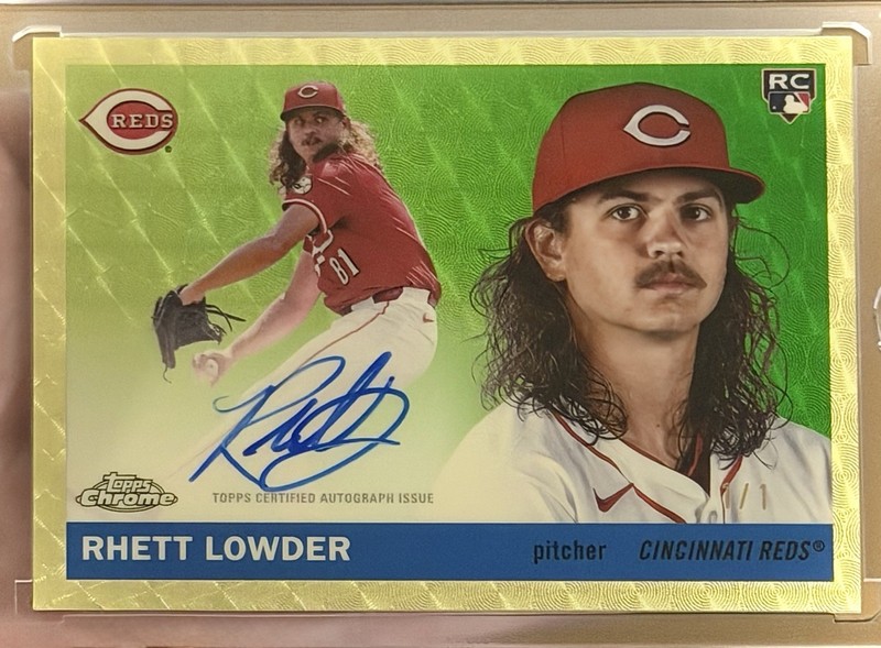 2025 Topps Platinum Rookie Rhett Lowder Superfractor Auto Autograph 1/1 SSP !!
