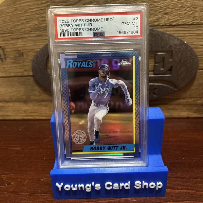 2025 Topps Chrome Update Bobby Witt Jr. 1990 #90CU-2 Royals PSA 10