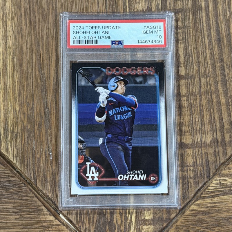 2024 Topps Update Shohei Ohtani #ASG18 All Star Game PSA 10