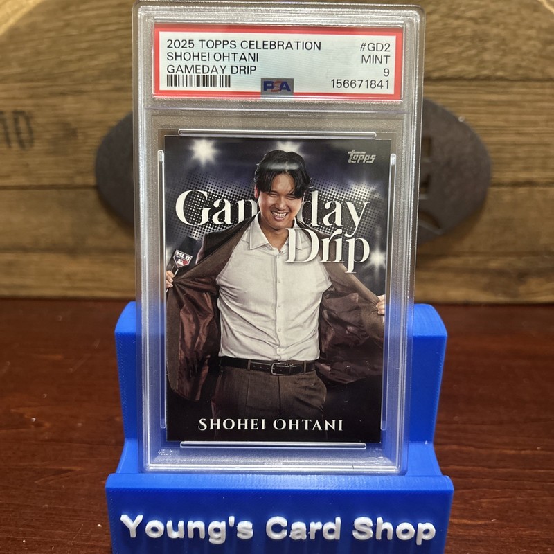2025 TOPPS MEGA CELEBRATION BOX GAMEDAY DRIP #GD2 SHOHEI OHTANI PSA 9