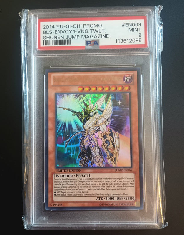 Konami Black Luster Soldier Envoy of the Evening Twilight JUMP-EN069 PSA 9