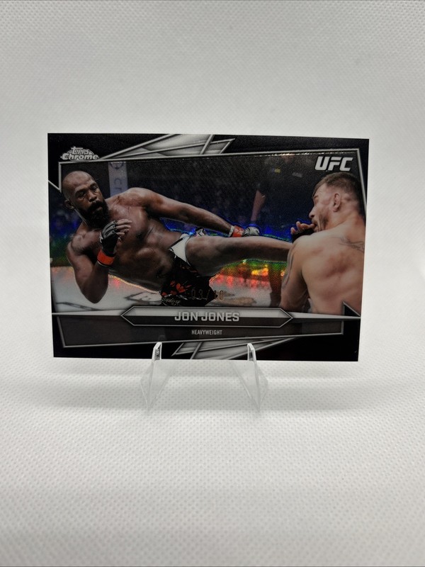 2026 Topps Chrome UFC Jon Jones (#36) - Black Refractor 03/10