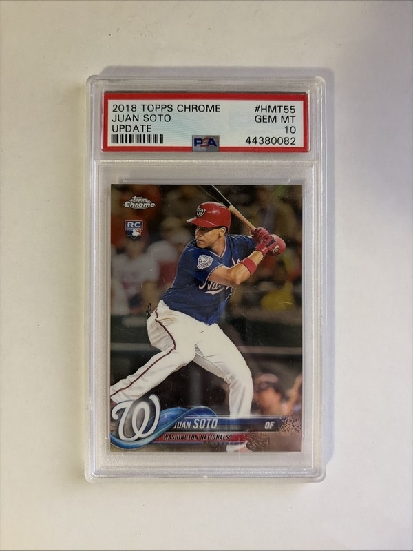 2018 Topps Chrome Update - Juan Soto #HMT55 (RC) PSA 10