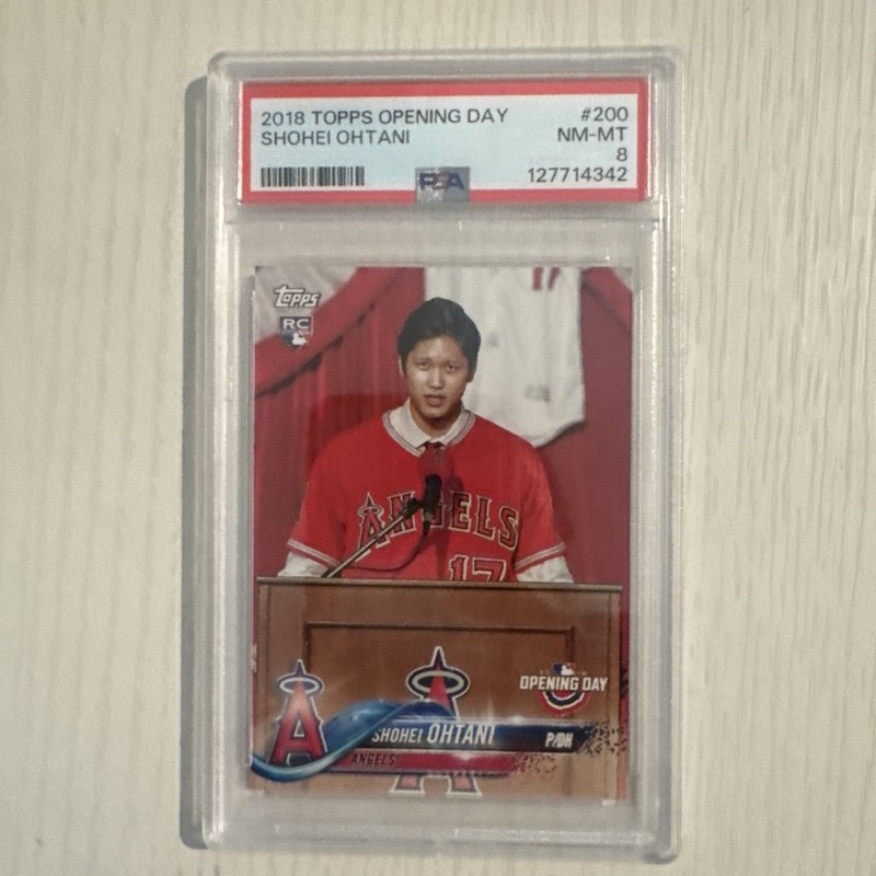 2018 Topps Opening Day - Shohei Ohtani #200 (RC) PSA 8 rookie