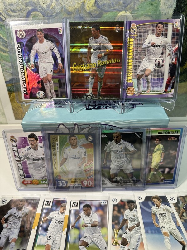 2009-10 Mundicromo Cristiano Ronaldo La Liga Quiz Real madrid view 2