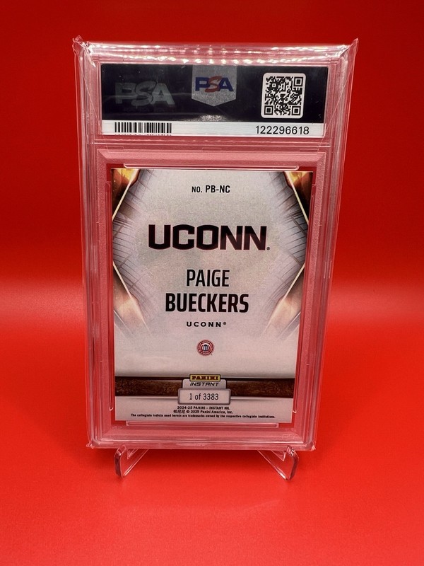 2024 PANINI INSTANT NIL NAT CHAMP #PBNC PAIGE BUECKERS PSA 9 view 2