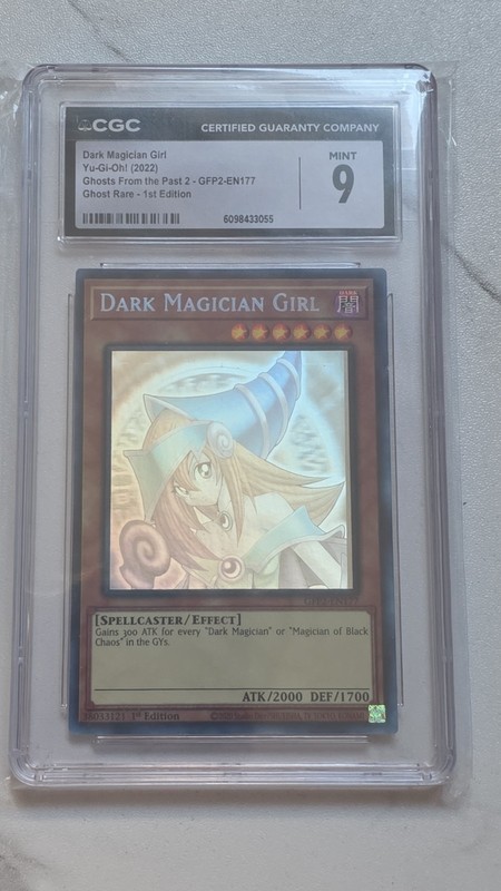 Dark Magician Girl GFP2-EN177 1st Edition Yu-gi-oh! CGC 9 MINT Ghost Rare DMG