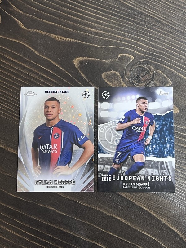 Kylian Mbappe 2023-24 Topps UCC  Ultimate Stage Chrome Speckle #USC-39