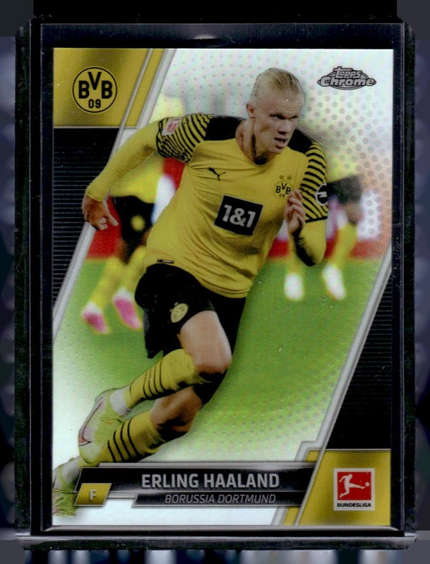 2021-22 Topps Chrome Bundesliga #30 Erling Haaland Refractors