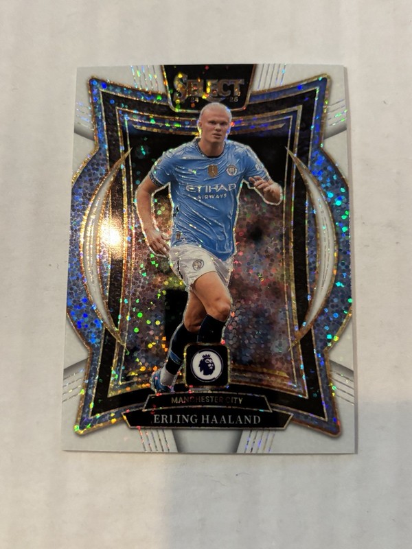 2024-25 Panini Select Premier League - Terrace Erling Haaland #51 White Sparkle