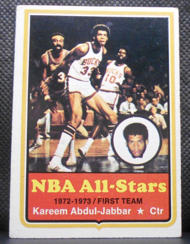 1973-74 Topps Set-KAREEM ABDUL-JABBAR Basketball Card#50 Lakers Bucks CENTERED