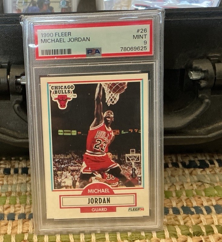 1990 Fleer Michael Jordan #26 Chicago Bulls PSA 9 MINT HOF GOAT Vintage Card