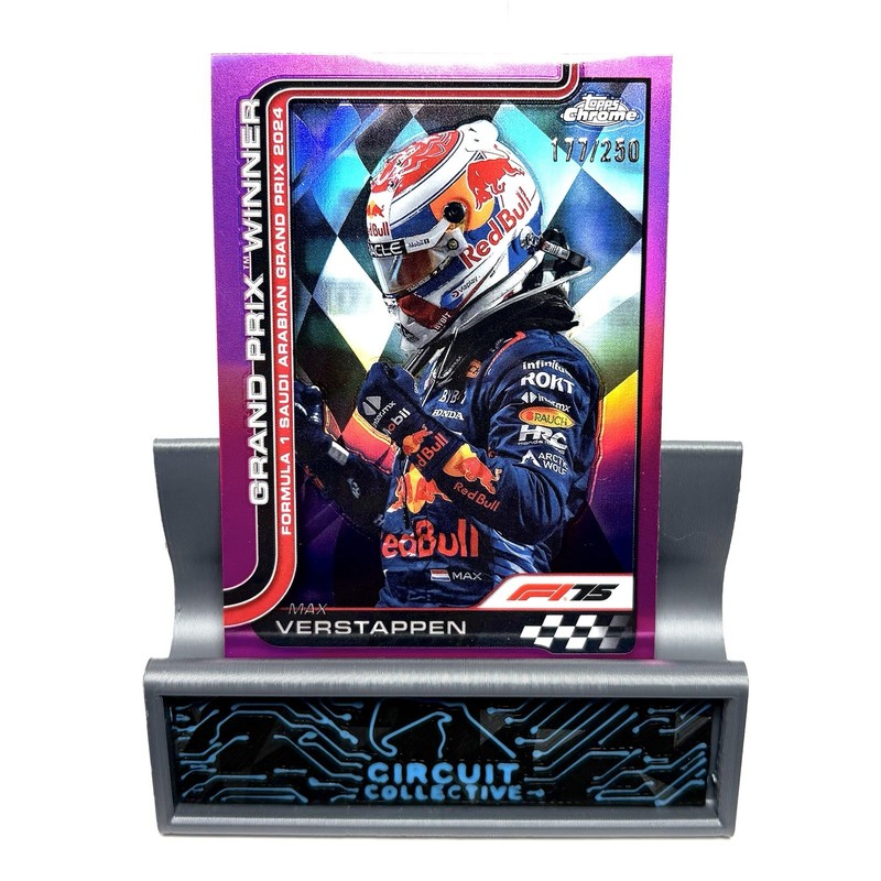 2025 Topps Chrome Formula 1 F1 Max Verstappen Pink Refractor /250 #94