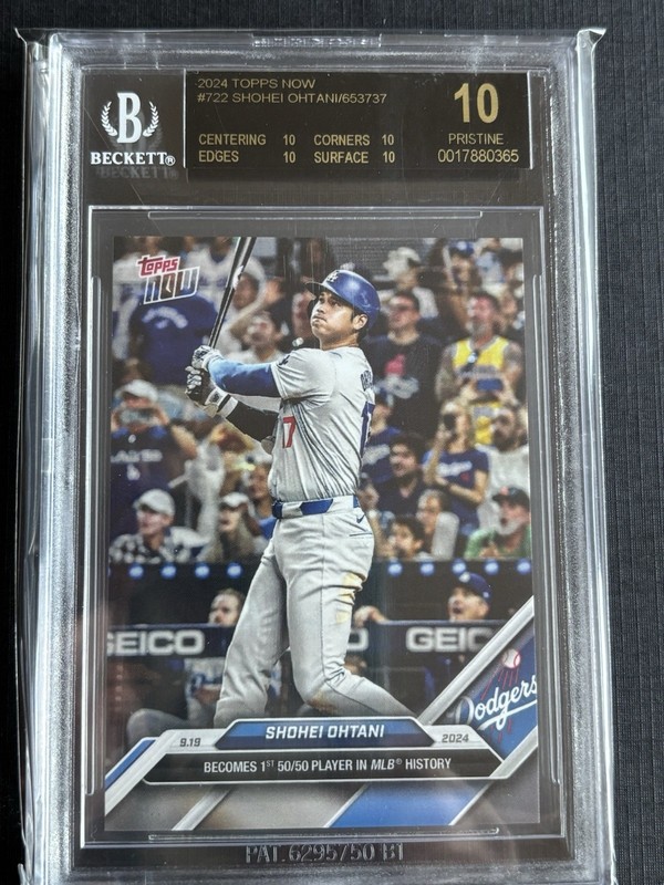 2024 Topps Now - Shohei Ohtani #722 BGS 10 Black Label