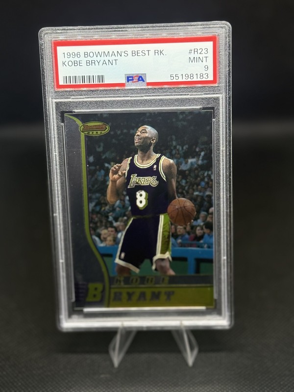 1996-97 Bowman's Best Rookies Kobe Bryant RC LA Lakers NBA HOF GOAT PSA 9 MINT