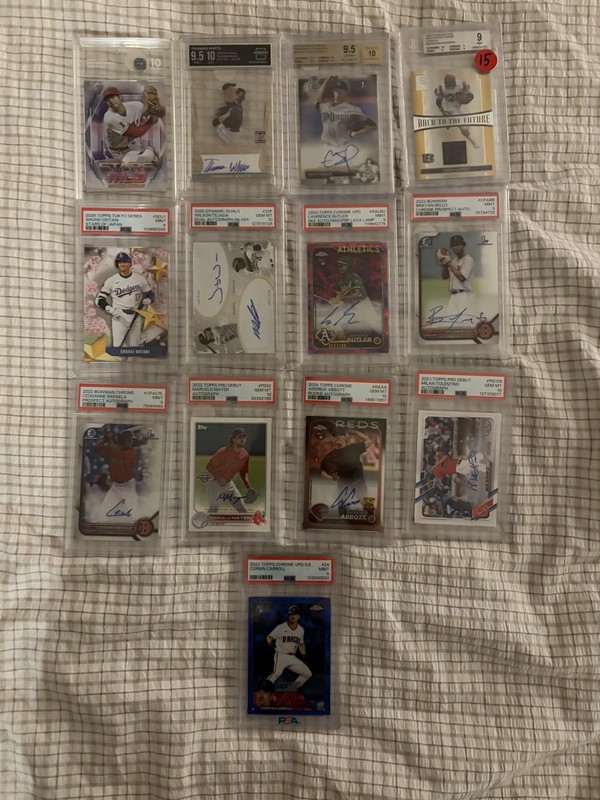 High Value Sports Card Lot Ohtani/PSA/Autos/Autograph/RPA/TAG/Patch/baseball