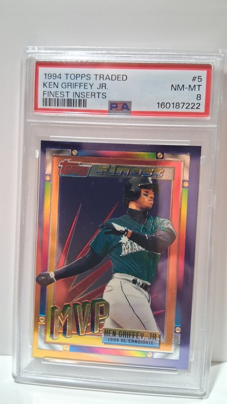 1994 Topps Traded - Box Set Finest Ken Griffey Jr #5 Seattle Mariners HOF  PSA 9