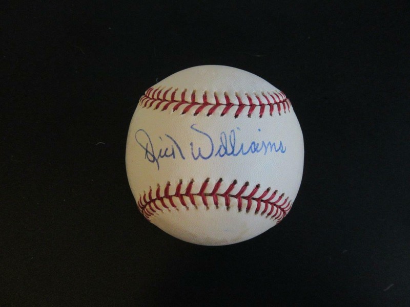 Dick Williams Signed Baseball Autograph Auto PSA/DNA AI62409
