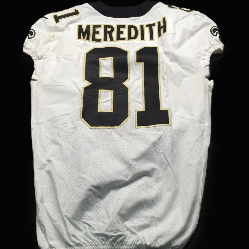 Cameron Meredith GAME WORN💪10/21/18 PHOTO MATCHED📸 New Orleans Saints ⚜️Jersey