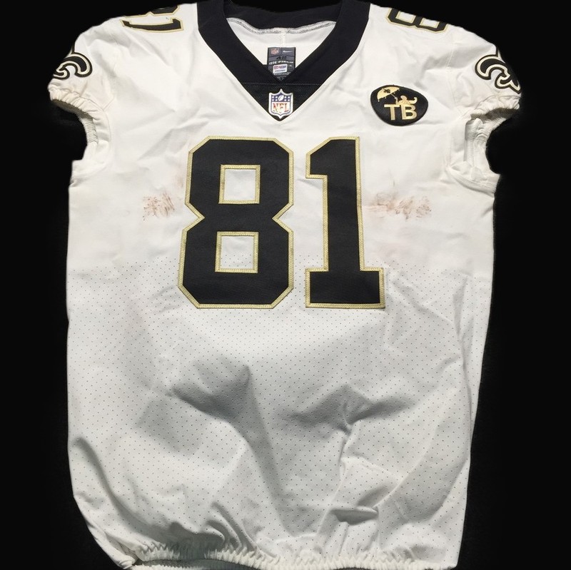Cameron Meredith GAME WORN💪10/21/18 PHOTO MATCHED📸 New Orleans Saints ⚜️Jersey view 2