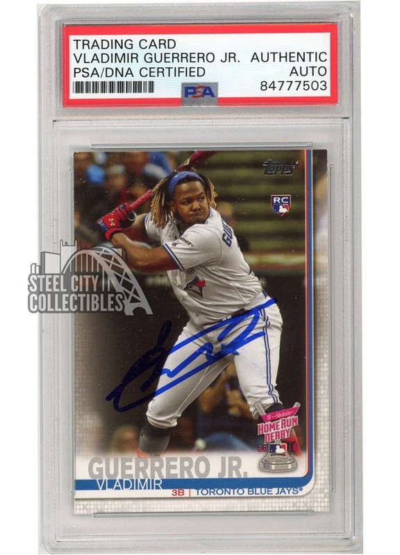 Vladimir Guerrero Jr 2019 Topps Update Rookie Autograph Card #US272 PSA/DNA
