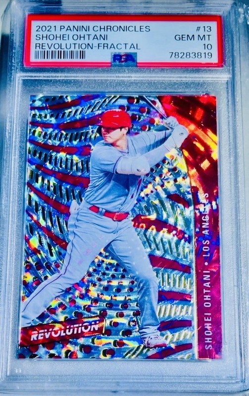 PSA10 Shohei Ohtani - 2021 Panini Chronicles - Revolution #13 🏆🏆Non Auto MVP