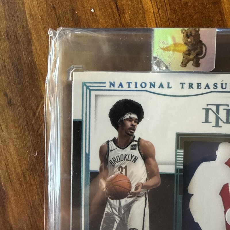 JARRETT ALLEN LOGOMAN 2024-25 National Treasures Basketball True GW LOGOMAN 2/5 view 2