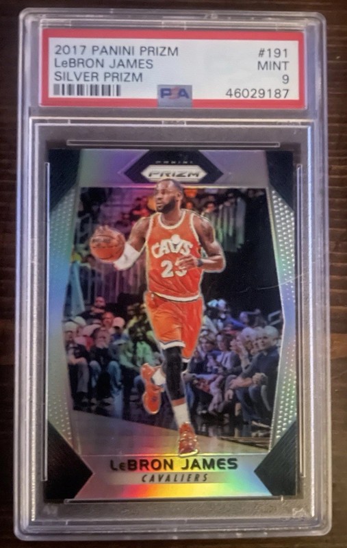 2017-18 Panini Prizm - LeBron James #191 Silver Prizm PSA 9