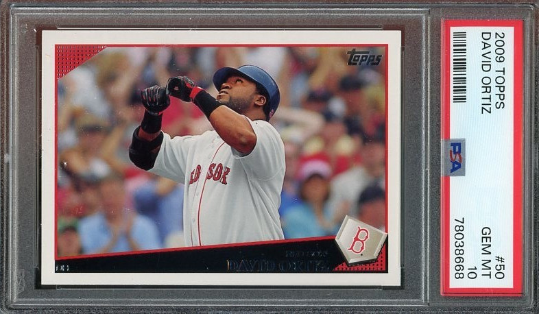 2009 Topps #50 David Ortiz GEM-MT PSA 10 Boston Red Sox 8668